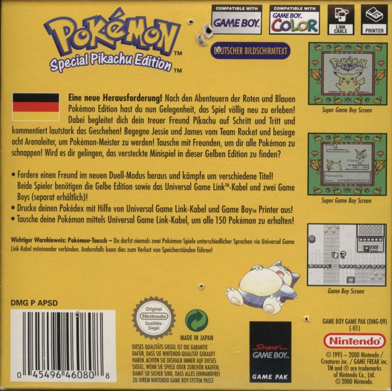 Pokémon Yellow Version: Special Pikachu Edition - release date, videos,  screenshots, reviews on RAWG