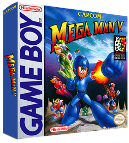 Mega Man V - Box - 3D Image