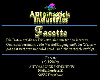 Facette - Screenshot - Game Title Image