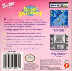 Barbie: Ocean Discovery - Box - Back Image