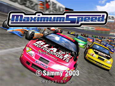 Maximum Speed - Screenshot - Game Title Image