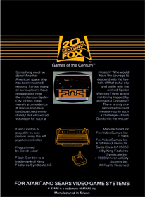 Flash Gordon - Box - Back - Reconstructed Image