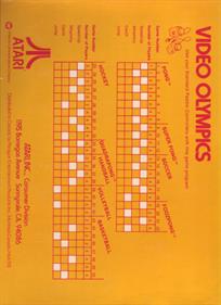 Video Olympics - Box - Back Image