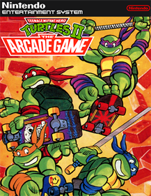 Teenage Mutant Ninja Turtles II: The Arcade Game - Fanart - Box - Front Image