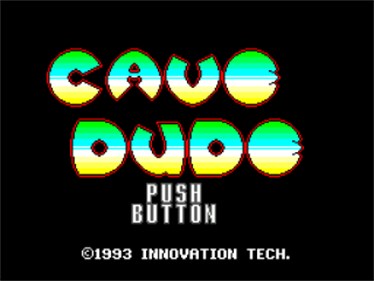 Cave Dude - Screenshot - Game Title Image