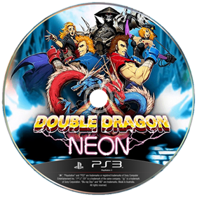 Double Dragon Neon - Fanart - Disc Image