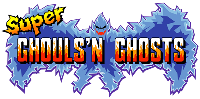 Super Ghouls 'n Ghosts - Clear Logo Image