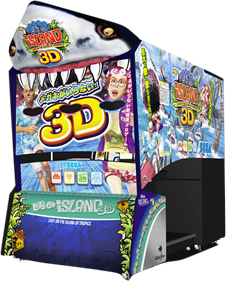 Let's Go Island 3D: Lost on the Island of Tropics - Arcade - Cabinet Image