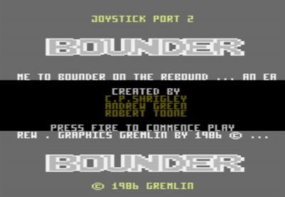 Bounder on the Rebound - Screenshot - Gameplay Image