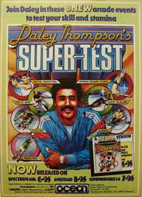 Daley Thompson's Super-Test - Advertisement Flyer - Front Image