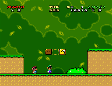 Super Mario World: Two Players - Screenshot - Gameplay Image