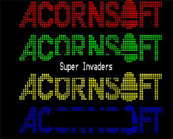 Super Invaders - Screenshot - Game Title Image