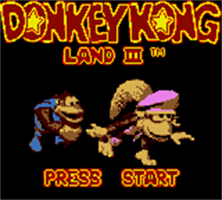Donkey Kong Land III - Screenshot - Game Title Image