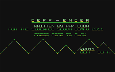 Deff-Ender - Screenshot - Game Title Image