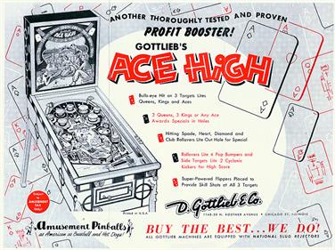 Ace High - Advertisement Flyer - Front Image