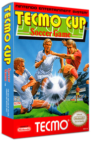 Tecmo Cup: Soccer Game - Box - 3D Image