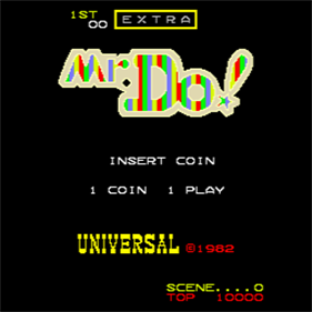 Video Game Anthology Vol. 10: Mr. Do! / Mr. Do! vs. Unicorns - Screenshot - Game Title Image