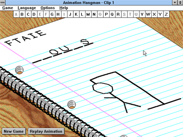 Animation Hangman - Screenshot - Gameplay Image