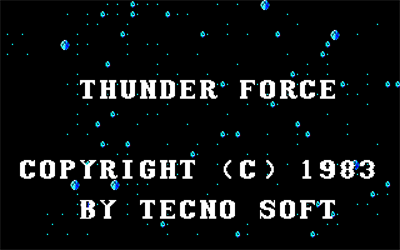 Thunder Force - Screenshot - Game Title Image