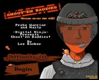 Shoot 'em Baddies - Screenshot - Game Select Image