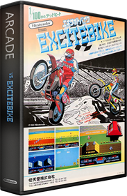 Vs. Excitebike - Box - 3D Image