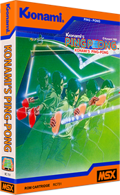 Konami's Ping Pong - Box - 3D Image