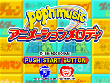 Pop'n Music: Animation Melody - Screenshot - Game Title Image