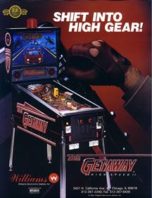 The Getaway: High Speed II - Advertisement Flyer - Front Image