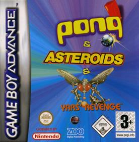 Pong / Asteroids / Yars' Revenge - Box - Front Image