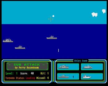 Sub Attack - Screenshot - Gameplay Image