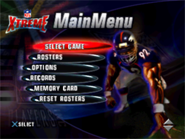 NFL Xtreme - Screenshot - Game Title Image