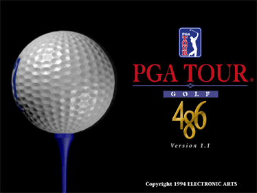 PGA Tour Golf 486 - Screenshot - Game Title Image