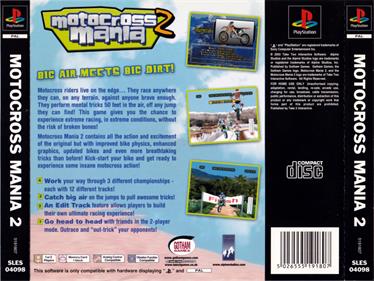 Motocross Mania 2 - Box - Back Image