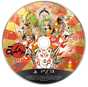 Ōkami HD - Fanart - Disc Image