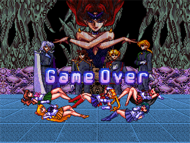 Kungpow's Sailor Moon - Screenshot - Game Over Image