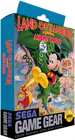 Land of Illusion Starring Mickey Mouse - Box - 3D Image