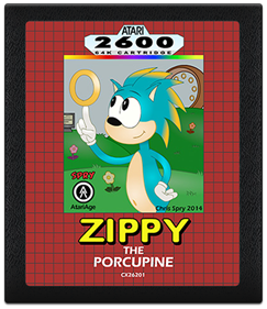 Zippy the Porcupine - Cart - Front Image