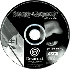 Sword of the Berserk: Guts' Rage - Disc Image
