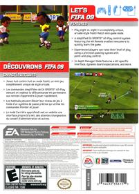 FIFA Soccer 09 All-Play - Box - Back Image