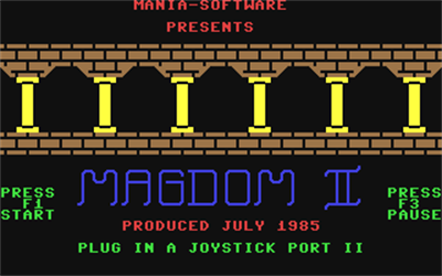 Magdom II - Screenshot - Game Title Image
