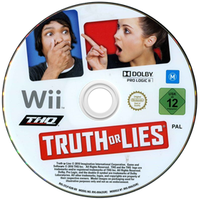 Truth or Lies: Someone Will Get Caught - Disc Image