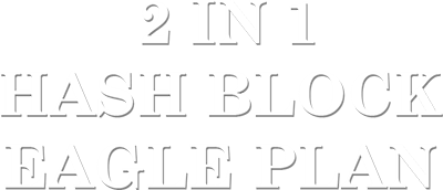 2 in 1: Hash Block / Eagle Plan - Clear Logo Image
