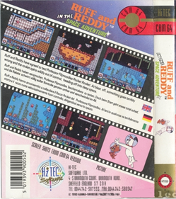 Ruff and Reddy in the Space Adventure - Box - Back Image