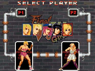 Final Fight Girls - Screenshot - Game Select Image