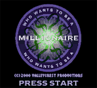 Who Wants to Be a Millionaire: 2nd Edition - Screenshot - Game Title Image