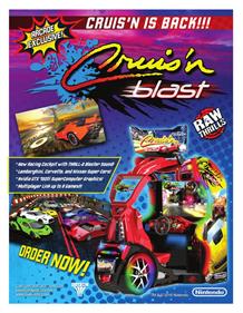 Cruis'n Blast - Advertisement Flyer - Front Image