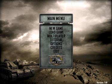 Desert Rats vs. Afrika Korps - Screenshot - Game Select Image