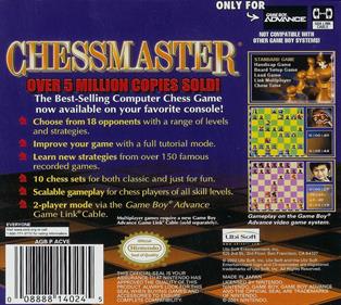 Chessmaster - Box - Back Image