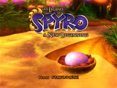 The Legend of Spyro: A New Beginning - Screenshot - Game Title Image