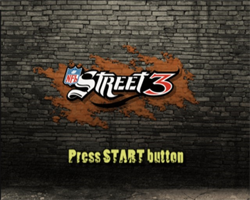 NFL Street 3 - Screenshot - Game Title Image